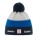 Polar Bear Winter Hat Star SP with Pom Pom Blue/White Kids